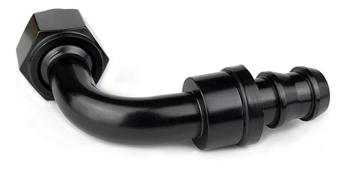 4an 90 Grados De Aluminio An Hembra Giratorio Push-on/lock M