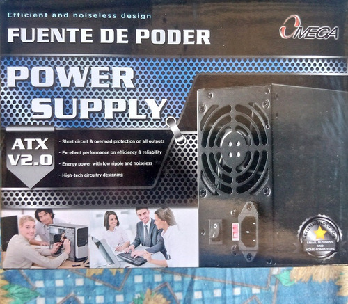 Fuente De Poder Power Supply Modelo 525 Atx