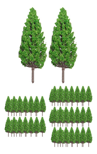 70 Uds. Modelo De Pinos Para Paisaje En Miniatura Mesa De