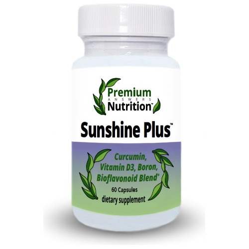 Premium Nutrition | Sunshine Plus, Vit D3 & Boron | 60 Caps