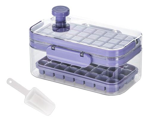 Caja De Almacenamiento De Hielo Prensado Para Congelador, Fo