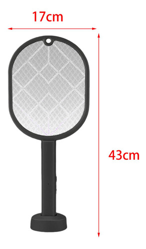 Mosquitos Trap Lamp & Fly Killer 3000v Potente Carga Gris