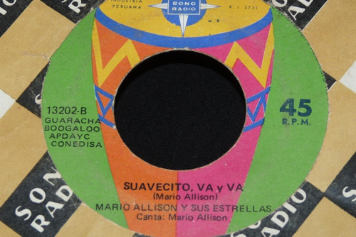 Jch- Mario Allison Y Sus Estrellas Suavecito Va Y Va 45 Rpm 