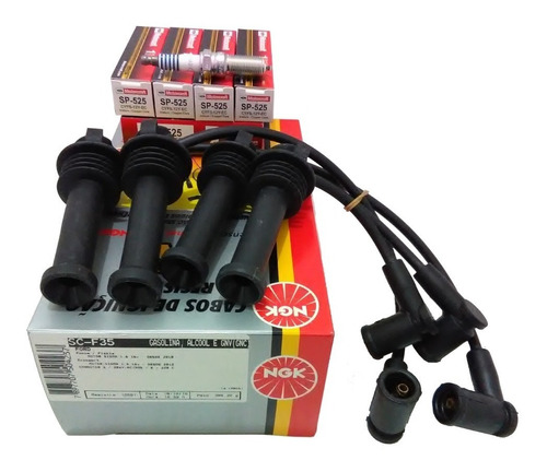 Juego Bujias Motorcraft Cables Fiesta Kinetic 1.6 16v Sigma