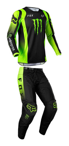 Conjunto Equipo 180 Monster Energy Motocross Enduro Atv Fox