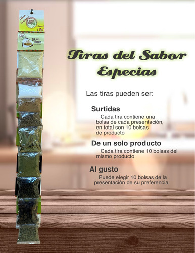 Imagen 2 de 2 de Tira Del Sabor (especias)
