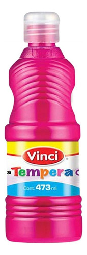 Pintura Tempera Lavable Cartel Vinci Colores Surtidos 473ml Color Blanco