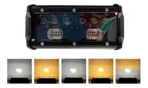 Comprar Barra Led Neblinero 48 W Luz Dual Blanco\u002Fambar 4 Lupas