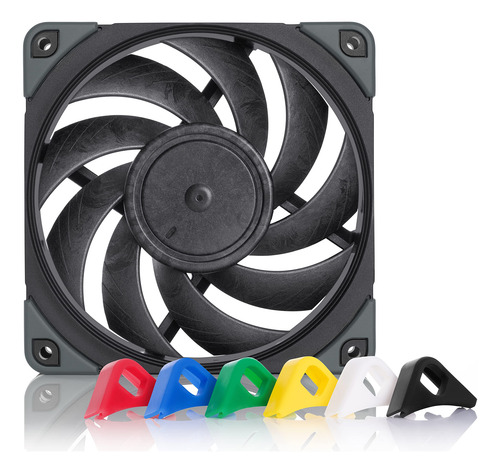 Ventilador Noctua Nf-a 12x25 Pwm Chromax, Negro, Swap, 120 M