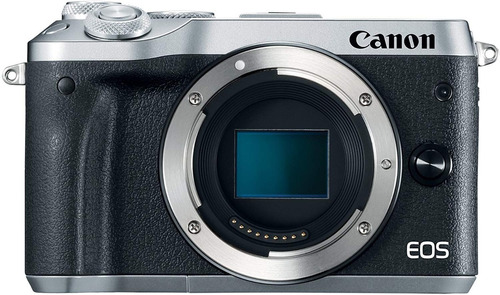 Canon Eos M6 Ii Cámara Digital Body Silver Sin Lente