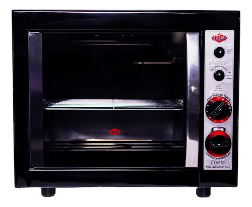 Forno de bancada elétrico Crystal Plus Advanced Black - LAYR 46L 127v 1750w Preto