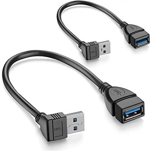 Cable De Extensión Usb 3.0, 2 Pack Supervelocidad Usb R9h6a