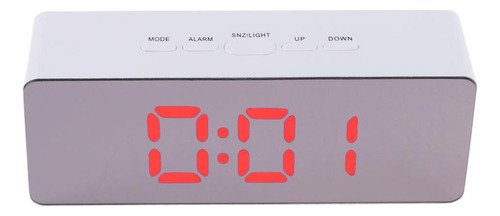 Reloj Despertador Led Multifunción Digital Ts-69 Con Espejo