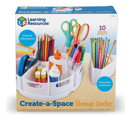 Create Space Storage Center White Homeschool Storage Se...