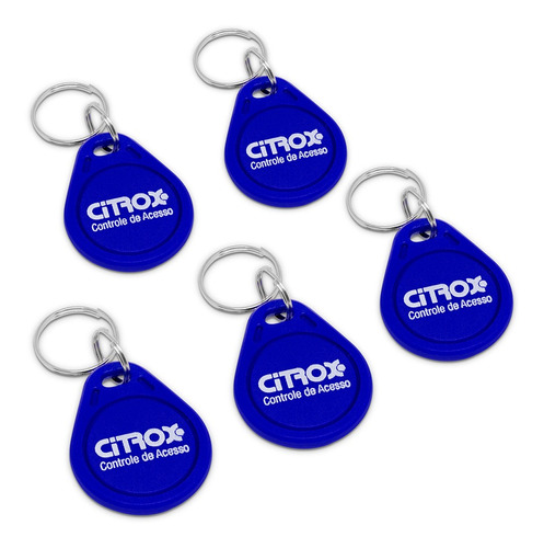 Kit 5x Chaveiros De Proximidade Rfid 13 Mhz Cx-7411 Citrox