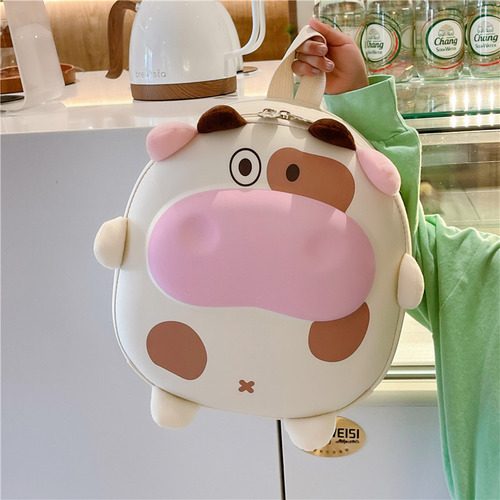 Mochila Infantil De Pvc Con Diseño De Vaca Piglet Hj8335