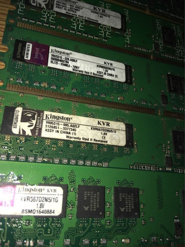 Imagen 3 de 3 de Memorias Pc Ram Ddr 2 Kingston 1 Gb