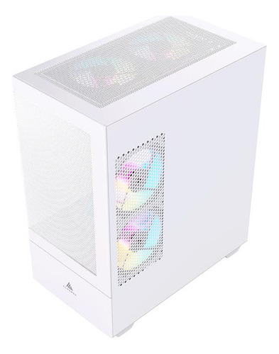 Gabinete Gamer Acegeek Elysium Mid-tower Lateral De Vidro Wh