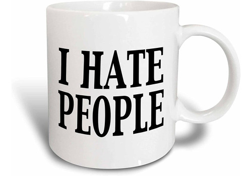 3drose Evadane - Funny Quotes - I Hate People - Mugs (mug157