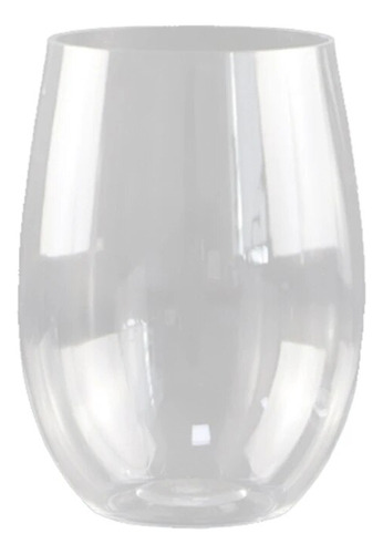 Copas De Vino De Plástico Sin Tallo, Vaso Desechable, 12 Oz,