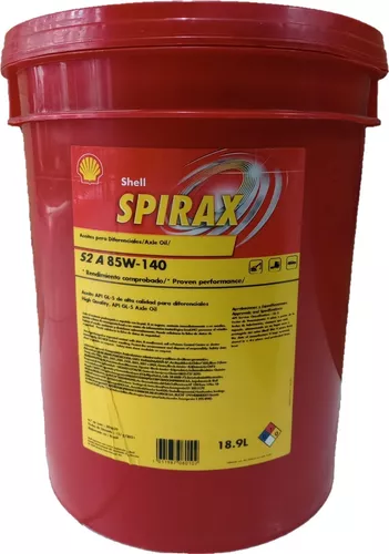 VALVULINA MINERAL SHELL SPIRAX S2 A 80W90 (1LT) - Selvir