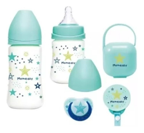 Kit De Biberones Anticolico Momeasy 