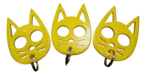 Manopla Gato Auto Defensa X 10u Llavero Surtido Manopla Gato