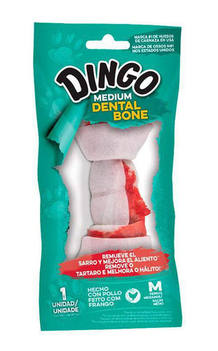 Ossinho Dental Bone Dingo Para Cães De Raças Pequenas 35g