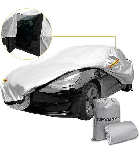 Para Tesla Model 3 Car Cover Impermeable Cción Contra ...