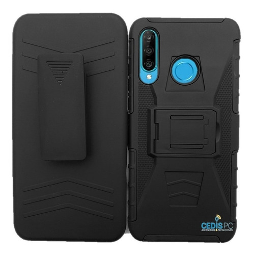 Funda Clip Uso Rudo Tipo Robot Huawei P30 Lite 2019