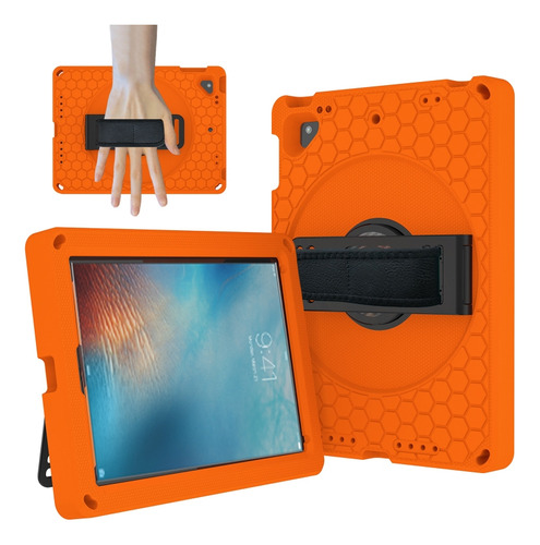 Funda Con Correa Naranja Para iPad Air/air 2/9.7 2017/9.7 20