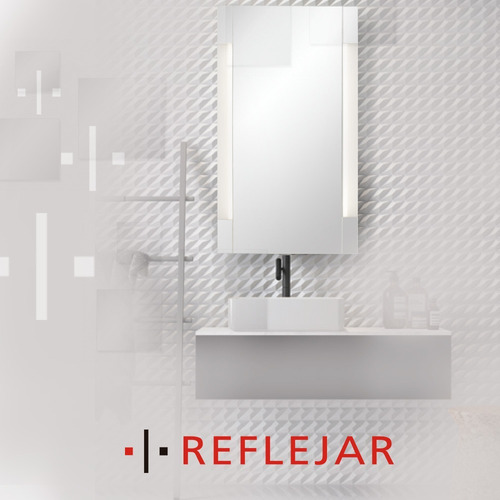 Espejo Baño 50x70 Cm Reflejar Colgante Living Rectangular