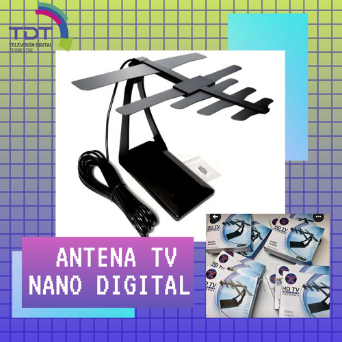 Imagen 3 de 9 de Antena Digital De Interior Para Tv