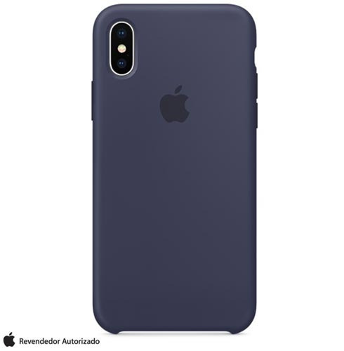 Capa iPhone X De Silicone Midnight Blue - Apple - Mqt32zm/a