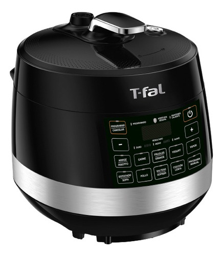 Imagen 2 de 6 de Olla De Presión T-fal Multifunción 10 En 1 Multi Chef Receta