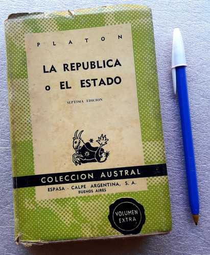 Platon La República El Estado Colección Austral Ver Detalle