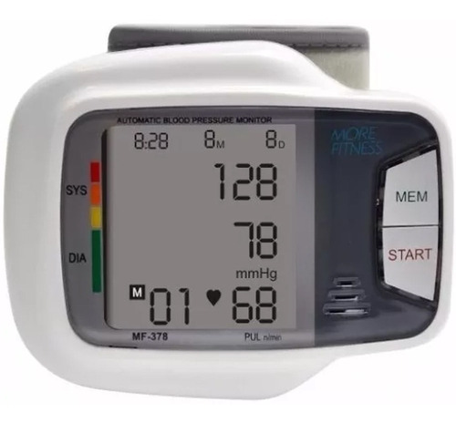 Aparelho Monitor Medidor Pressão Pulso Com Voz More Fitness