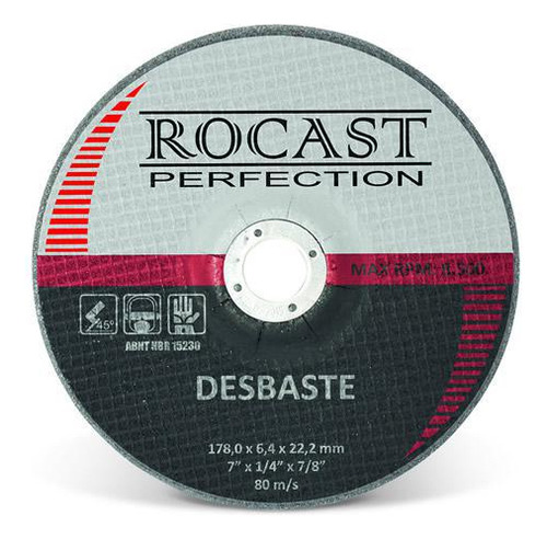 Disco De Desbaste 7 X 1/4 X 7/8 Desbaste Rocast