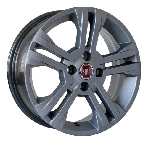 Roda Aro 14 Fiat Palio Atractive 4x98 R18 / Unidade Cor Grafite