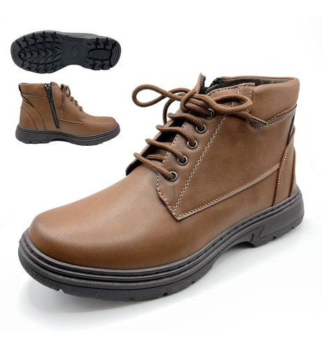 Botin Zapato Bota Hombre Con Caña 39-44