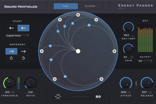 Sound Particles Panner Collection Plug-in Oferta Msi