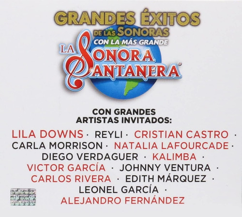 Grandes Exitos De Las Sonoras Sonora Santanera Cd + Dvd