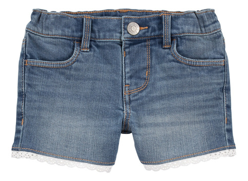 Short De Jean Con Detalles De Encaje Oshkosh 2o982410