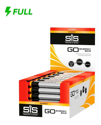 Sis Go Energy Mini Bar Cx 30 Unid. Frutas Vermelhas Banana