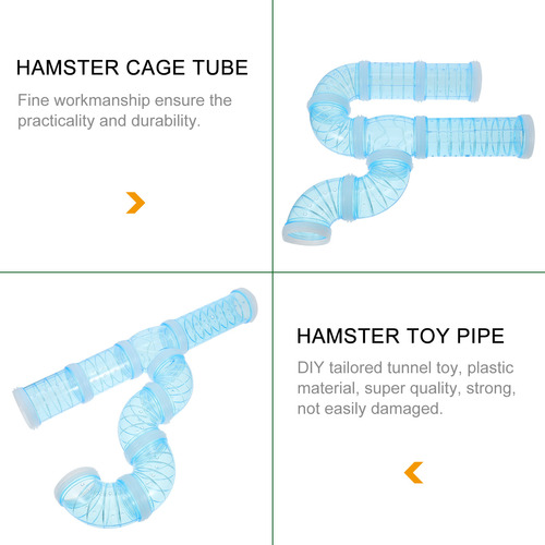 1 Juego De Jaulas Externas Para Hámsteres Hamster Tubes Adve