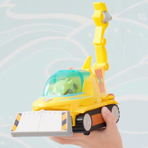 Paw Patrol: Aqua Pups - Rubble Con Vehiculo Acuatico