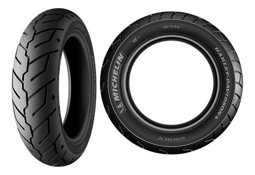 Conjunto Michelin Scorcher 31 Hd 180/65b16 H81 Y 130/60b19 H67