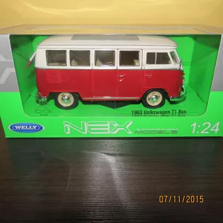 Perudiecast Welly Vw Volkswagen T1 Bus 1963 Kombi