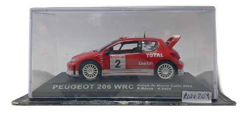 Nico Peugeot 206 W R C 2003 Rally Montecarlo 1/43 (avv 204)