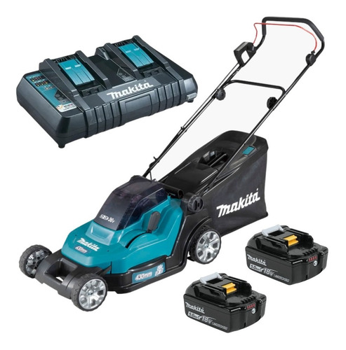 Cortador De Grama Com 2 Baterias 18v 5ah Makita Dlm432z 220v